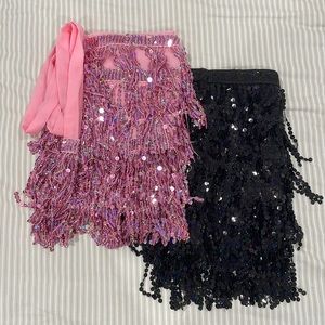 Two Pack Sequin Skirt